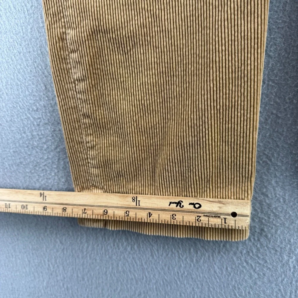 Ralph Lauren Rugby Pants Mens 36 (Fits 36x30) Beige Corduroy Cotton Chino
